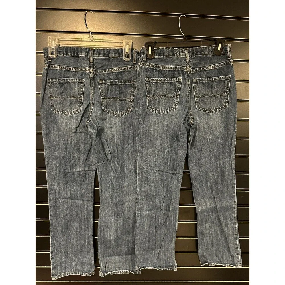 Set of 2 - Children’s Place Boys Bootcut Jeans Size 14 Adjustable Waist